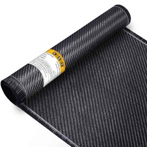 3.3ft x 12" Carbon Fiber Cloth Roll, 3K/220g Carbon Fabric, 2x2 Twill Weave Carbon Fiber Sheets Raw Material, Repair Kit for DIY Repair Cars Furniture