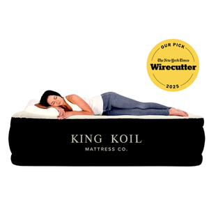 King Koil Luxury Air Mattress with High Speed Built-in Pump