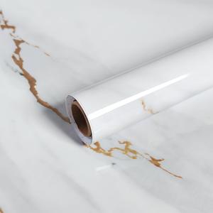 White Marble Contact Paper 31"x79" Granite Peel and Stick Wallpaper for Kitchen Cabinets Countertops Removable Waterproof Self Adhesive Vinyl Wrap for Bathroom Counter