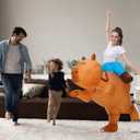 XYJKIDSES Inflatable Capybara Costume for Adult Blow Up Costumes Halloween Costumes Men Women Funny Ride on Animal Costume for Cosplay Party