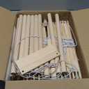 Stuffed Animal Storage & Organizer, Wooden Cute Zoo Toy Holder for Toddler Rooms, Playrooms & Bedrooms (Natural)