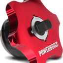 Powerbuilt 1/4-Inch Drive Finger Ratchet, Dual-Sided for 1/4-Inch Sockets and Hex Bits, 36-Tooth Reversible Mechanism, Compact and Lightweight with Red Anodized Finish - 941248