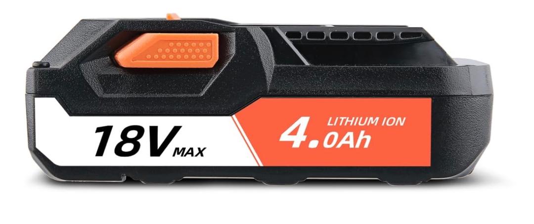 VINIDA 2P R840085 4.0Ah Lithium-ion Battery Replacement for Ridgid 18V Battery Lithium-ion Compatible with Ridgid Battery 18V R840087 R840083 R840085 R840086 R840089 Drill Tools, 1 Pack