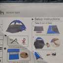 Gorich Beach Tent with Canopy - Easy Setup 3-4 Person Portable Sun Shelter, UPF 50+ UV Protection Sun Shade, Lightweight & Compact Beach Cabana for Family Travel
