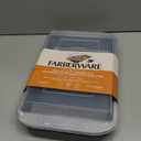 Farberware Nonstick Bakeware Baking Pan With Lid / Nonstick Cake Pan With Lid, Rectangle - 9 Inch x 13 Inch, Gray