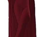 Fixmatti Women's Fuzzy 3 Piece Sweatsuit Open Front Cardigan Crop Tank Tops Wide Legs Pants Lounge Sets