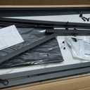 Computer Office Desk 40 Inch Writing Small Space Study Table Modern Simple Style Worktable with Storage Bag for Home, Bedroom, Brown