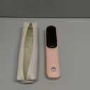 Cordless Hair Straightener Brush - Portable Hair Straightening Brush for Travel - 300M Negative Ions for Frizz-Free Shine, Touch Up On-The-Go, Fast Heating, Gift for Women, 10,000mAh, Powder Pink