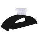 MIZGI Premium Velvet Hangers 8 Pack Heavyduty- Non Slip No Shoulder Bump Suit Hanger - Chrome Hooks,Space Saving Clothes Rounded Shape for Coat,Sweater,Jackets,Pants