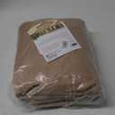 ULTCOVER Rectangular Patio Heavy Duty Table Cover - 600D Tough Canvas Waterproof Outdoor Dining Table and Chairs General Purpose Furniture Cover Size 88L x 62W x 28H inch (Brown)