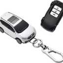 for Honda Key Fob Cover - Key fob case compatible with Honda Accord Civic CRV Pilot Odyssey Passport Smart Remote Key - White