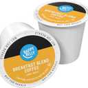 Amazon Brand - Happy Belly Light Roast Coffee Pods, Breakfast Blend, Compatible with Keurig 2.0 K-Cup Brewers, 100 Count (EXP 07/26/27)