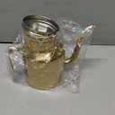 15oz Stainless Olive Oil & Vinegar Dispenser with Non-Slip Handle, Gold