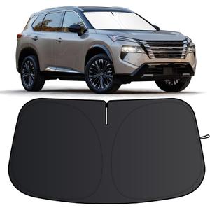 Windshield Sun Shade for Nissan Rogue 2021-2025 Foldable Sun Visor Protector for Rogue Accessories Sunshade Car Front Window Sunshades Blocks UV Rays