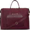 Samsonite Mobile Solution 2 Duffle Bag - Travel & Work Carry-On with Padded Laptop Sleeve, Front Organizer Pocket, Removable Crossbody Strap, StackIt™ Strap, Business & Leisure Travel Bag - Merlot
