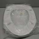 Delta Faucet Morgan Elongated Slow-Close White Toilet Seat with Non-Slip Seat Bumpers, White 811903-WH