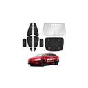 Canvcle Upgraded Window Shades for 2015-2026 Tesla Model X Accessories with Suction Cups Windshield Sun Shade Side Rear Window Covers Sunshade Sun Shield Privacy Protection for Camping Black 10PCS