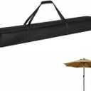 LUEXBOX 73 Inch Patio Umbrella Storage Bag for Outdoor, Nylon Beach Umbrella Folding Cover, Hammock Storage Bag, Heavy Duty Zipper Travel Carrying Duffle Bag for Sports, Beach