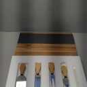 Juvale Wooden Cheese Charcuterie Board with Slate Inlay, 4-Piece Knife Set, 3 Signs (14 x 11 In, 9 Pieces)