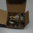 Kwikset 660 Deadbolt Lock, Satin Chrome Round Exterior Keyed Front Entry Door, Single Cylinder Dead Bolt