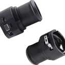 2-Pack Lower Radiator Hose Connector Compatible with Hyundai Sonata Elantra Tucson, Kia Optima Sportage 2011-2022 - Replaces 25485-3J000 254853J000 - Reinforced Coolant Pipe Adapter for Leak-Free Engi