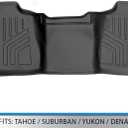 MAXLINER Floor Mats 2nd Row Liner for 2007-2014 Chevrolet Suburban