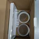 Organic Seed Sprouting Jar Kit 2 32 oz Wide-Mouth Mason Jars with Stainless-Steel Sprouter Lids & Stand, Blackout Sleeves, Drain Tray Grow Broccoli, Alfalfa & Bean Microgreens