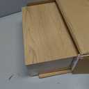 Square Floating Shelves for Wall 12"W x 12"D x 1.4"H, Small Engineered Wood Wall Shelves with Invisible Brackets for Living Room Bedroom Bathroom Office Kitchen Storage & Decor, Oak Finish, Set of 3