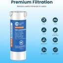 Crystala Filters Water Filter Compatible with XWFE (Built-in CHIP), Replacement for GE XWFE, XWF Refrigerator Water Filter Pack of 2