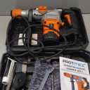 1-1/4 Inch SDS-Plus 13 Amp Heavy Duty Rotary Hammer Drill with Safety Clutch 3 Functions, Vibration Control, for Floor Tile Removal, Concrete Breaker, Including Grease, Chisels & Drill Bits