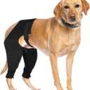 Dog Leg Sleeve Rear Leg for Stop Licking, Recovery Dog Pants for Wound ACL TPLO After Surgery, Cone Alternative Protective, 2XL