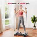 MERACH Waist Twister Machine Exercise, Ab Twist Board with 300 lbs Weight Capacity, Abs Workout for Slim Waist and Core Ab Exercise, Noiseless Home Gym Equipment for Women Men