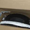 Cuisinart 14" Portable Charcoal Grill, Tabletop Outdoor Small Grill with Locking Lid and Dual Vents, Chrome Plated Travel Size BBQ Perfect for Camping, Tailgates, Cookouts, Red