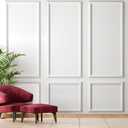 Peel and Stick Wall Molding Panels for Interior Wall Decor, 3D Accent Wall Panels, Ready-to-Assemble Wainscoting Panels for Home Bedroom Living Room