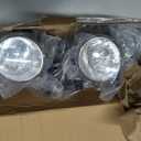 Fog Lights Compatible with 2014-2024 4Runner TRD SR5 A Pair of Fog Lamps with Bezels and Bulbs
