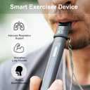 Breathing Exercise Device, Portable Breathing Training Device for Better Breathe, Guided Smart Breathing Exercise Assistant for Athletes andSports Enthusiasts