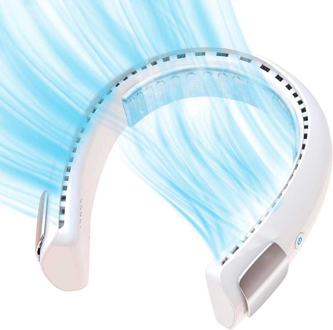 Arctic Air Freedom Ultra Neck Fan, Wearable 3-Speed Neck Cooler, Small Fan for Outdoor & Indoor Use, USB-Rechargeable Fan with 6-Hour Battery Life, Lightweight & Compact Arctic Air Freedom Ultra Neck Fan, Wearable 3-Speed Neck Cooler, Small Fan for Outdoor & Indoor Use, USB-Rechargeable Fan with 6-Hour Battery Life, Lightweight & Compact