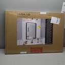 LOAAO Black Metal Framed Bathroom Mirror for Wall, 24X36 Inch Rounded Rectangle Mirror, Matte Black Bathroom Vanity Mirror Farmhouse, Anti-Rust, Hangs Horizontally or Vertically