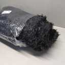 KNZE Super Soft Area Rugs for Living Room 5x7 Black, Fluffy Furry Shaggy Fuzzy Area Rug, Upgrade Anti-Skid Rectangular, High Pile Soft Throw Rug for Bedroom and Kids Room, Home Decor Aesthetic