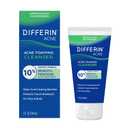Differin Acne Face Wash with 10% Benzoyl Peroxide, Maximum Strength OTC Acne Foaming Cleanser, Fast Acting Acne Treatment for Face and Body, 5 oz.