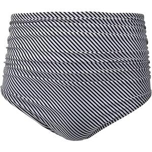 Tempt Me Women High Waisted Bikini Bottom Retro Ruched Swim Bottom Shirred Tankinis Brief (XL, 1 Stripe)