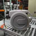 Giraffe Tools Retractable Hose Reel 1/2 in x130 FT PRO Metal Bracket Wall Mounted Heavy Duty Hose Reel with 9 Pattern Nozzle 180 Deg Swivel, Metal Bracket Any Length Lock (1/2 130FT PRO, Dark Grey)