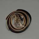 XZQTIVE 3 Pack Women Belts For Jeans Dresses Pants Ladies Leather Waist Belt with Gold Buckle (Square Buckle Black+brown+beige)