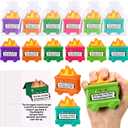 Hollowfly 12 Set Mini Dumpster Stress Balls Bulk Back to School Relief Gifts Motivational Inspirational Stress Balls Squeeze Appreciation Gift for Adult Employee Coworkers Staff Volunteer (Multicolor)