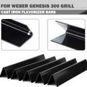 Genesis E310 Grill Replacement Parts 7621 Flavorizer Bars Parts 7524 Grill Grates 65505 Heat Deflector Weber Genesis E-330 E-310 S-330 EP-330 Grill Parts 7620 Flavor Bars Cooking Grates Replacement
