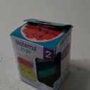 Sistema to GO PortionPod Food Storage Containers, Small Snack Pots, BPA - Free, Assorted Colours, 2 x 210 ml