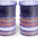5-Stage Replacement Mineral Filter Cartridge for Countertop & Water Coolers. 5 layers of filtration & mineralization. Removes granular impurities to provide a brilliant sparkle in water (Set of 2)