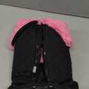 Tadpoles Quilted Stroller & Car Seat Cover - Black & Pink | 27" x 20" x 2" | Made of 100% Super Soft Microfiber Polyester | Warm, Gentle & Durable | Ideal for Use as a Stroller Cover & Car Seat Cover (Light Grey)