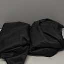 Smiry 2 Packs Fitted Black Tablecloths, 6 Foot Rectangle Polyester Fabric Table Cloths, Washable Table Cover for Trade Show, Craft Show, Parties, Birthday, Wedding, 72 x 30 Inch