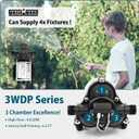 WASSERMANN RV Water Pumps 115V AC Pressure Pump with Pressure Switch, Self-priming Water Pump 4.0GPM 45PSI, Fresh Water Pump for RV, Kitchen Barthroom Camping Marine Yacht Garden Diaphragm Pump115volt